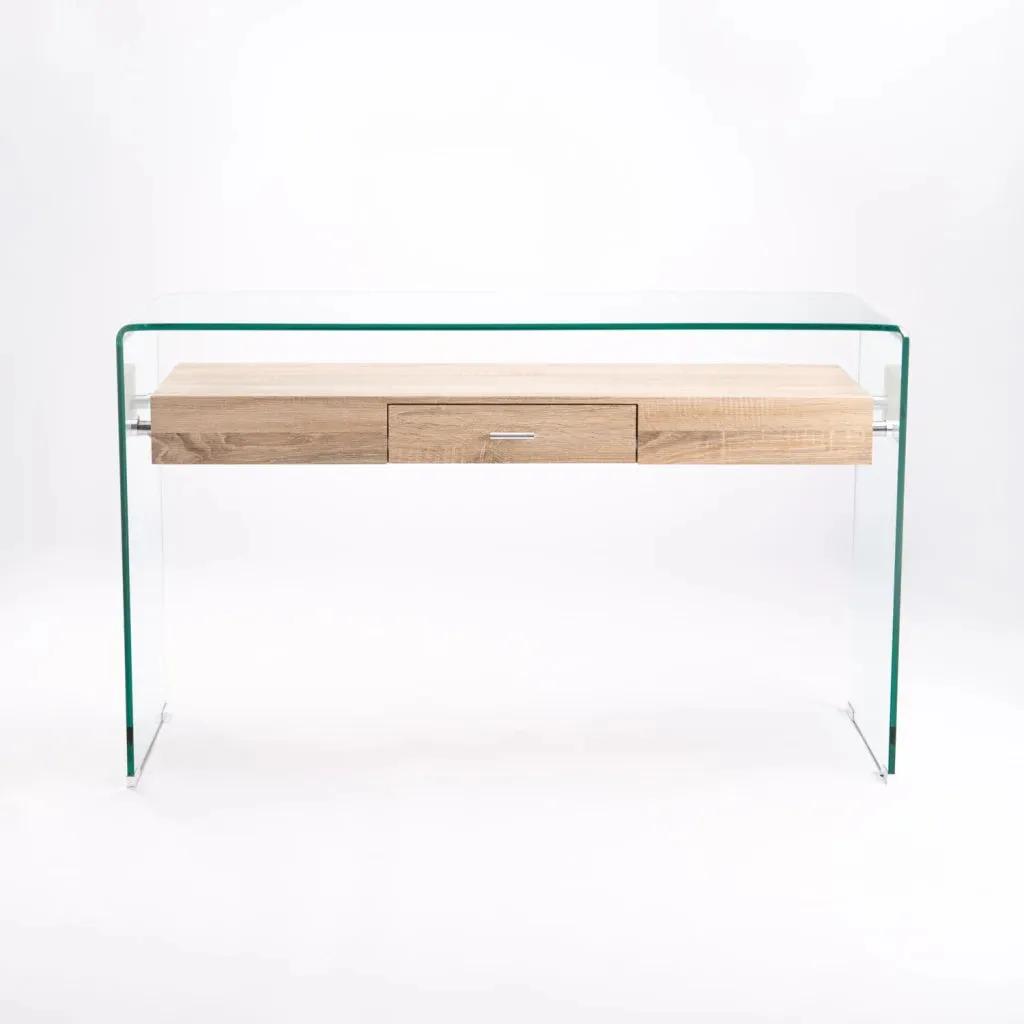 PORT 120x40cm 12MM TEMPERED GLASS CONSOLE