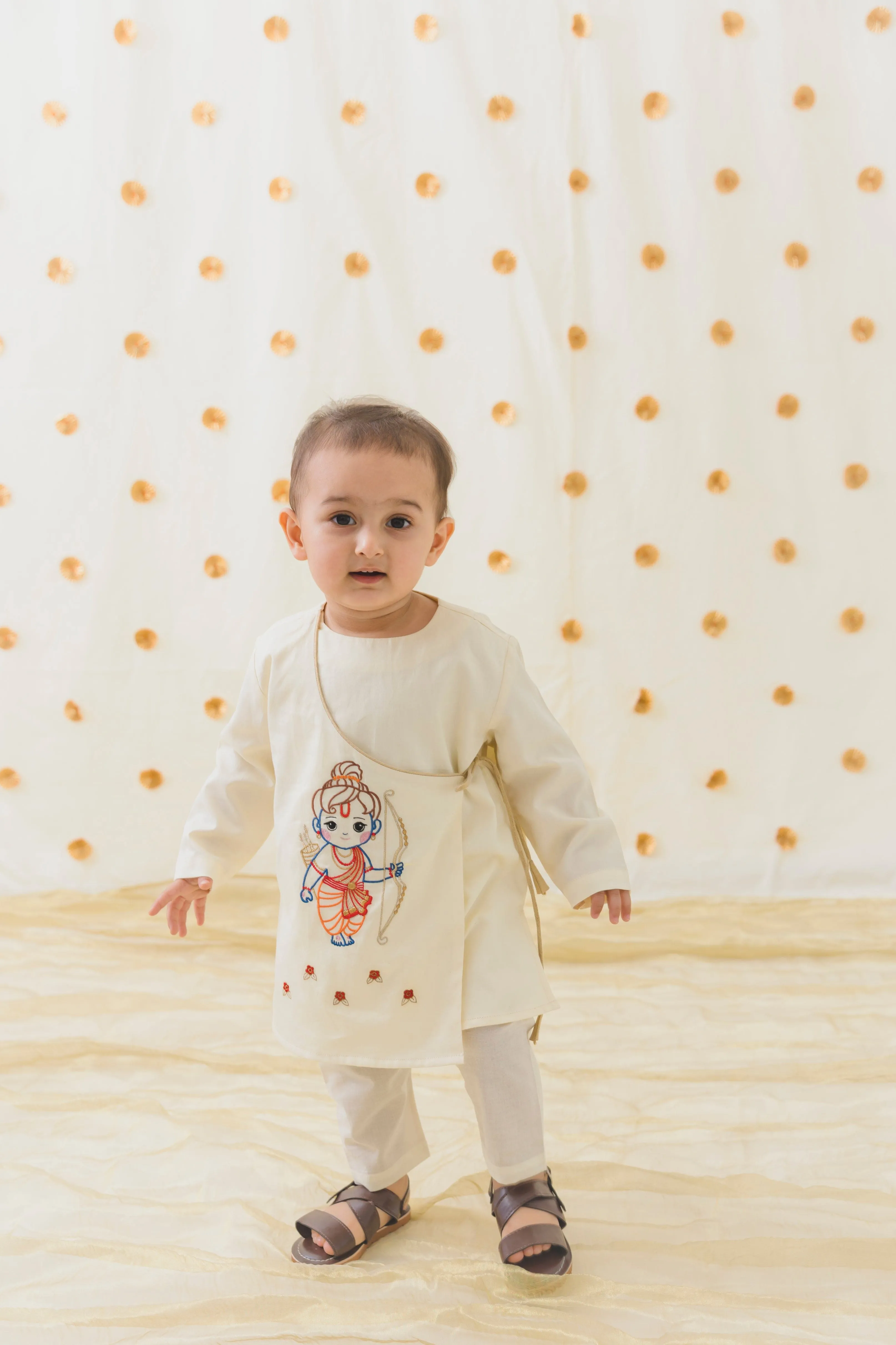 Pre-Order : Baby Boys Ram Lalla Kurta Pyjama Set