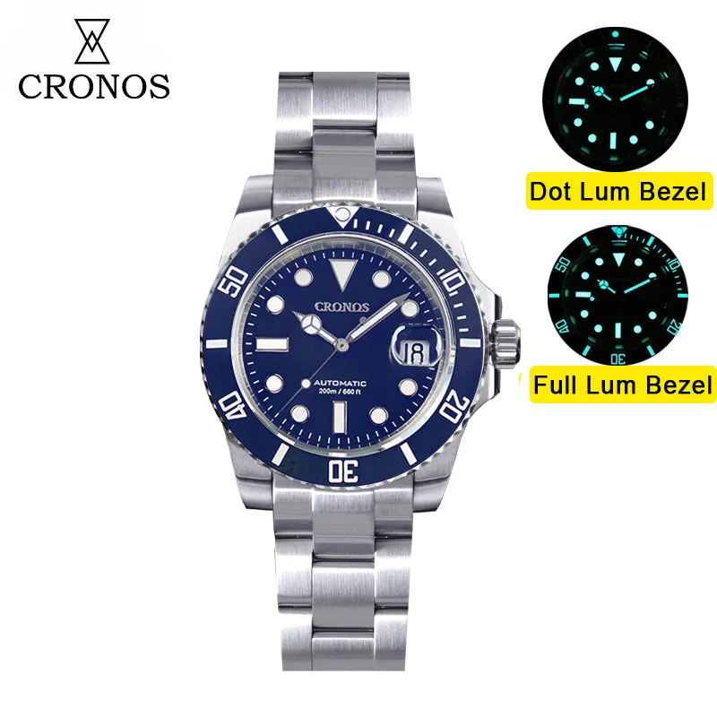 ★Pre-Owned★Cronos 2.5x Water Ghost PT5000 Dive Watch L6005