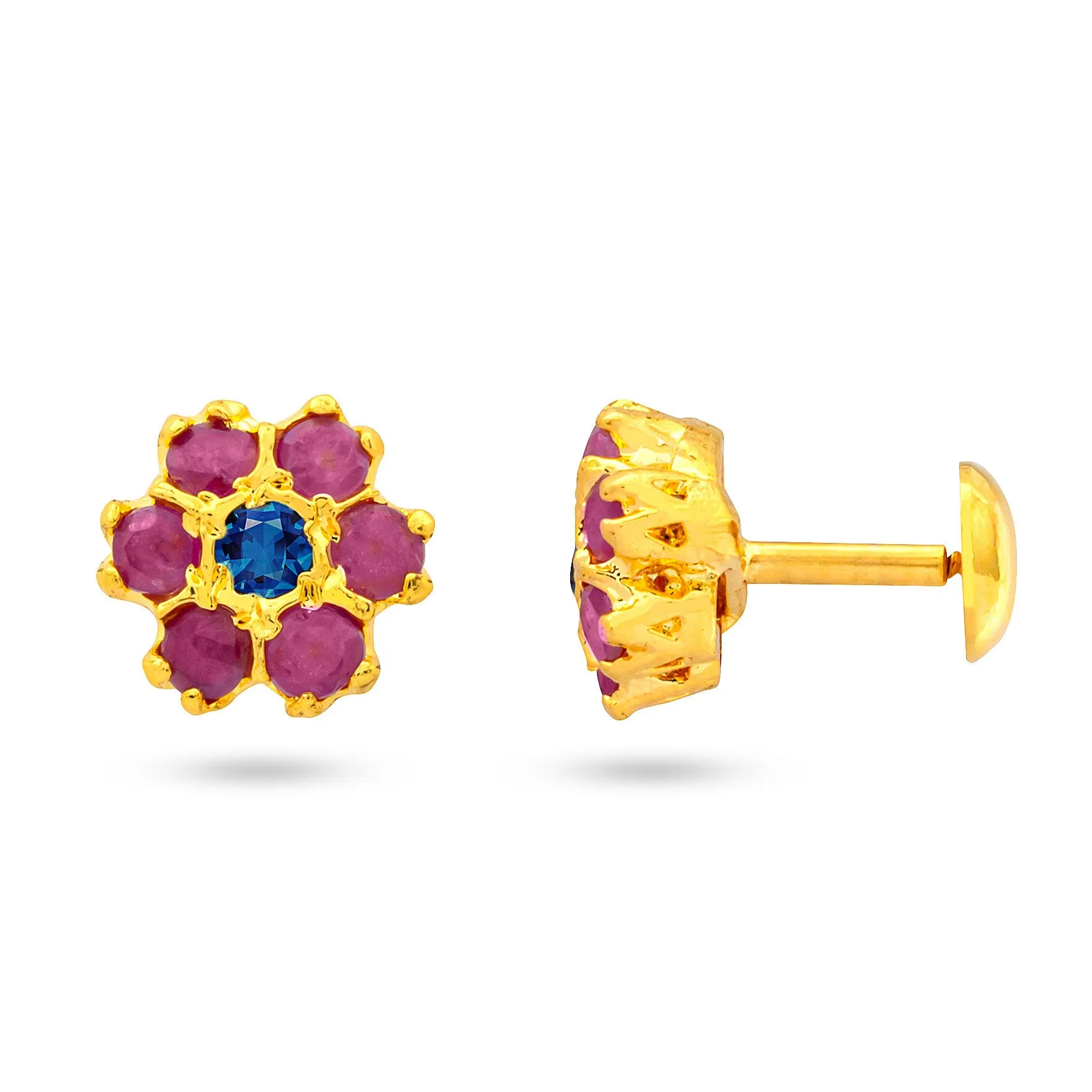 PREMIUM RATNA PEARL STONE STUD PMRNSSTSRBL-082