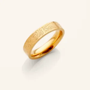 "With Hardship Comes Ease" Ring V2 | Women