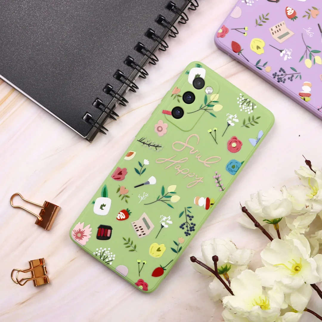 Soul Happy Print Silicone Case - Samsung