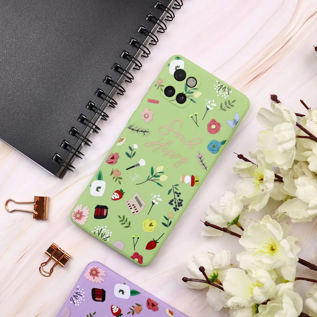 Soul Happy Print Silicone Case - Samsung