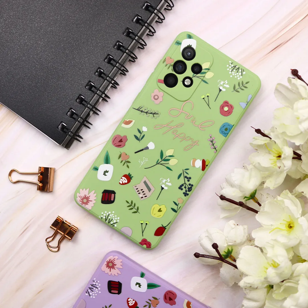 Soul Happy Print Silicone Case - Samsung