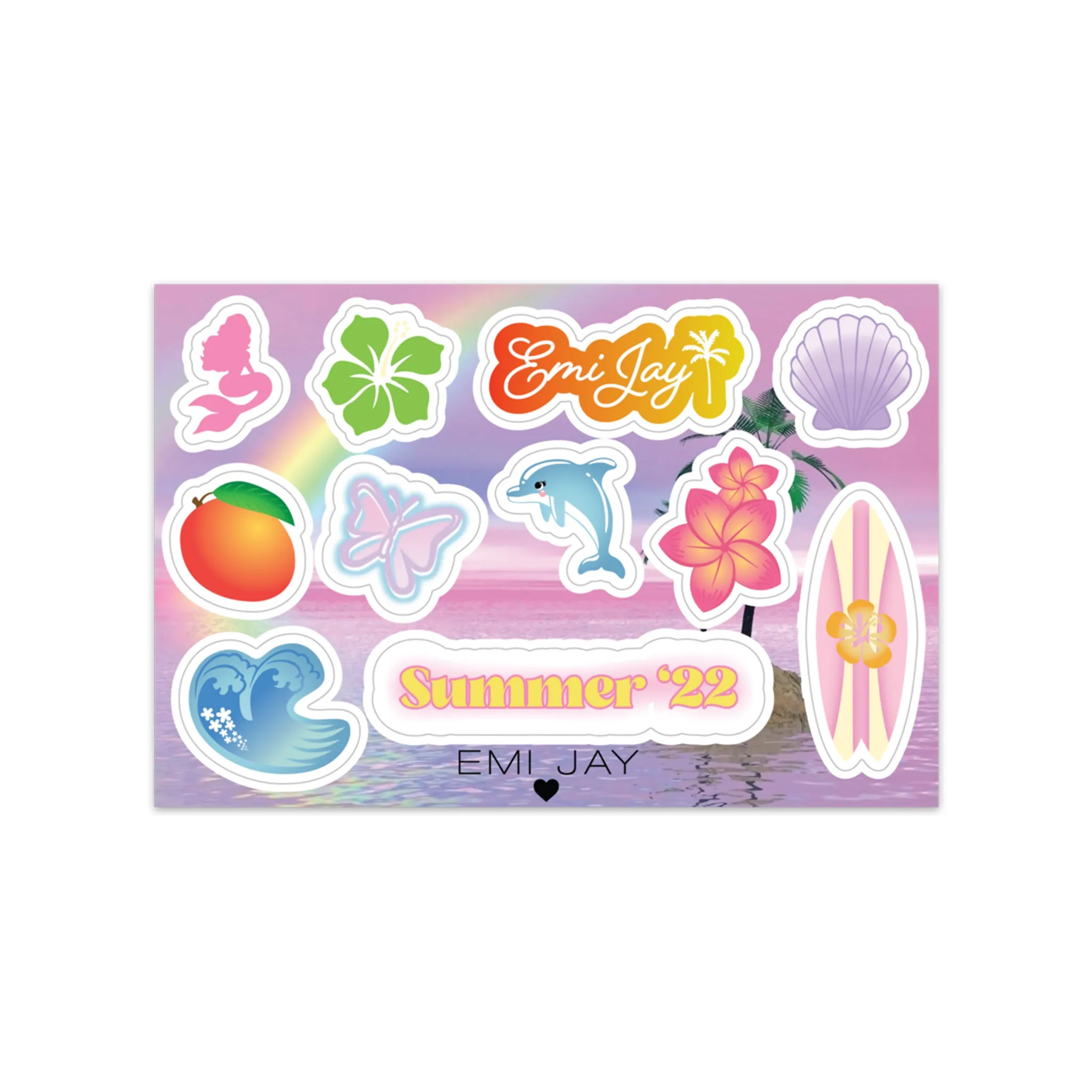 Summer Collection Sticker Set