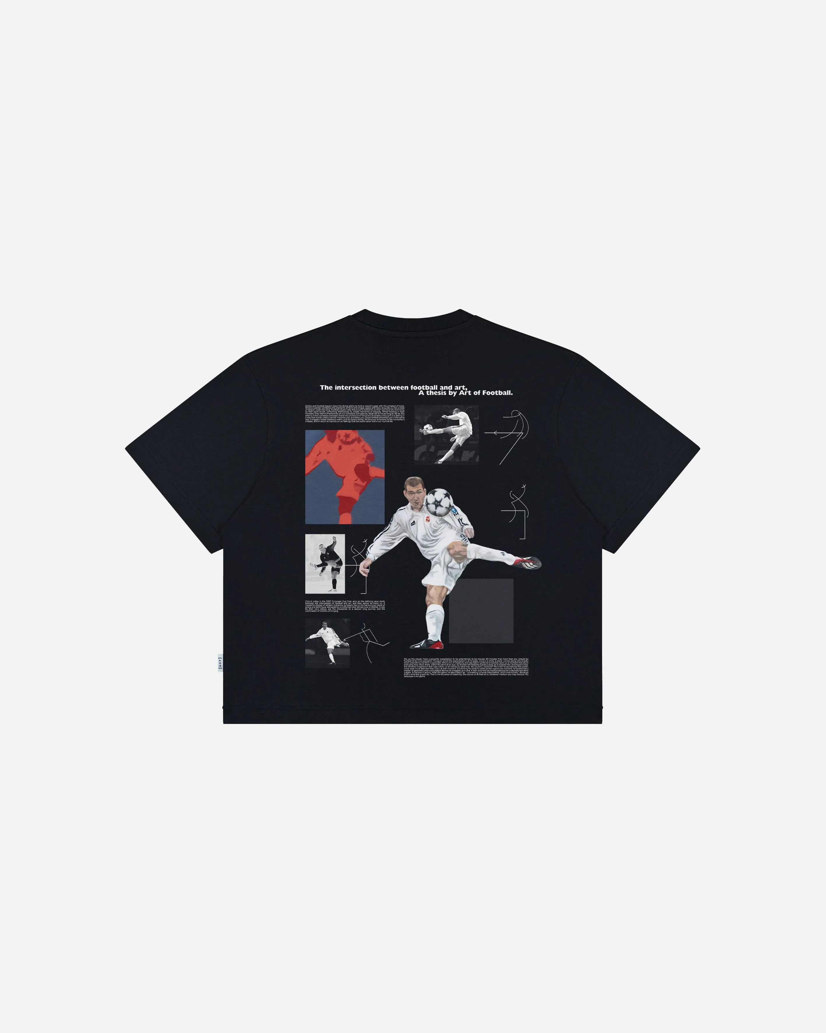 The Art Of Football Crop Fit Tee