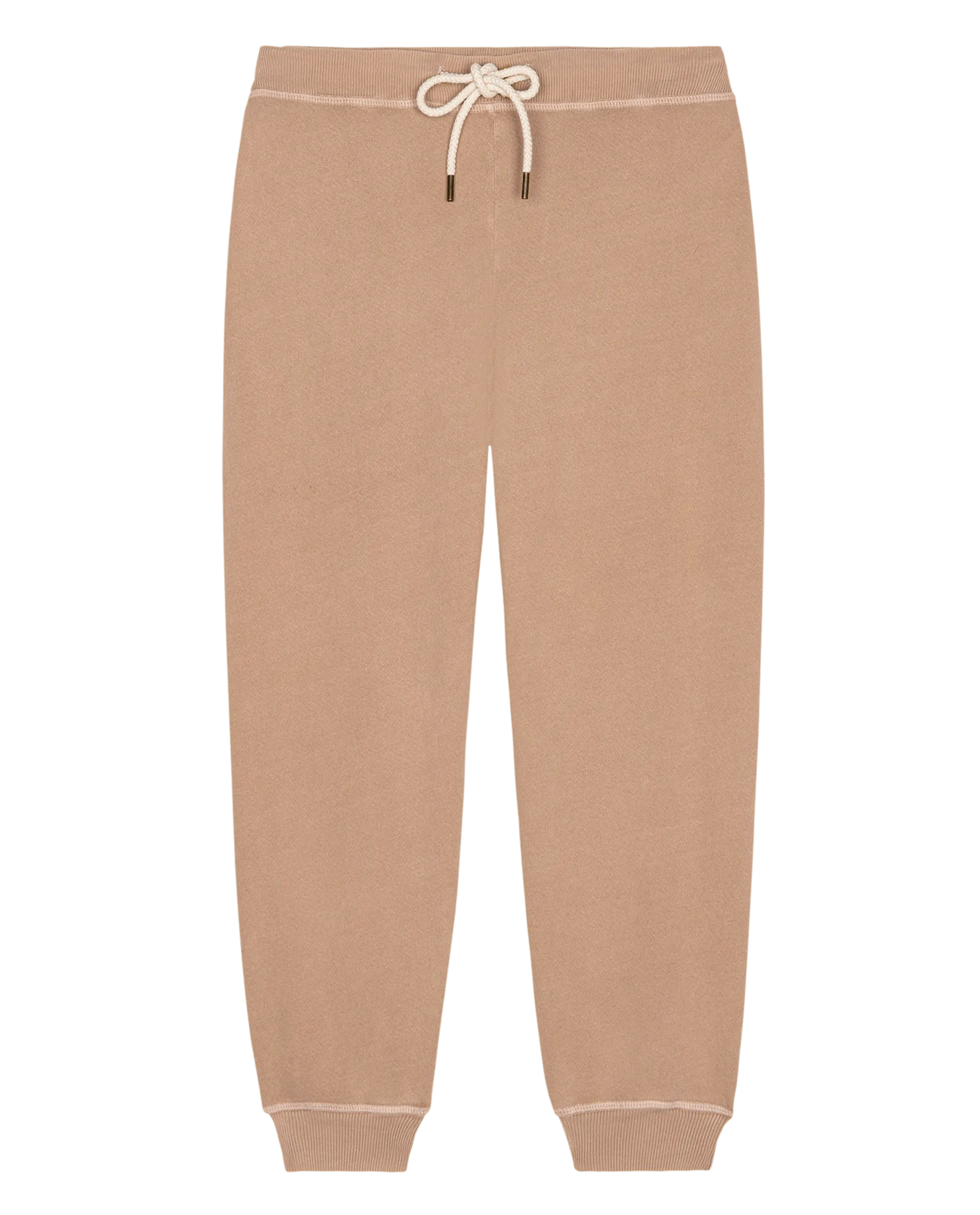 The Cropped Sweatpant. Solid -- Biscotti