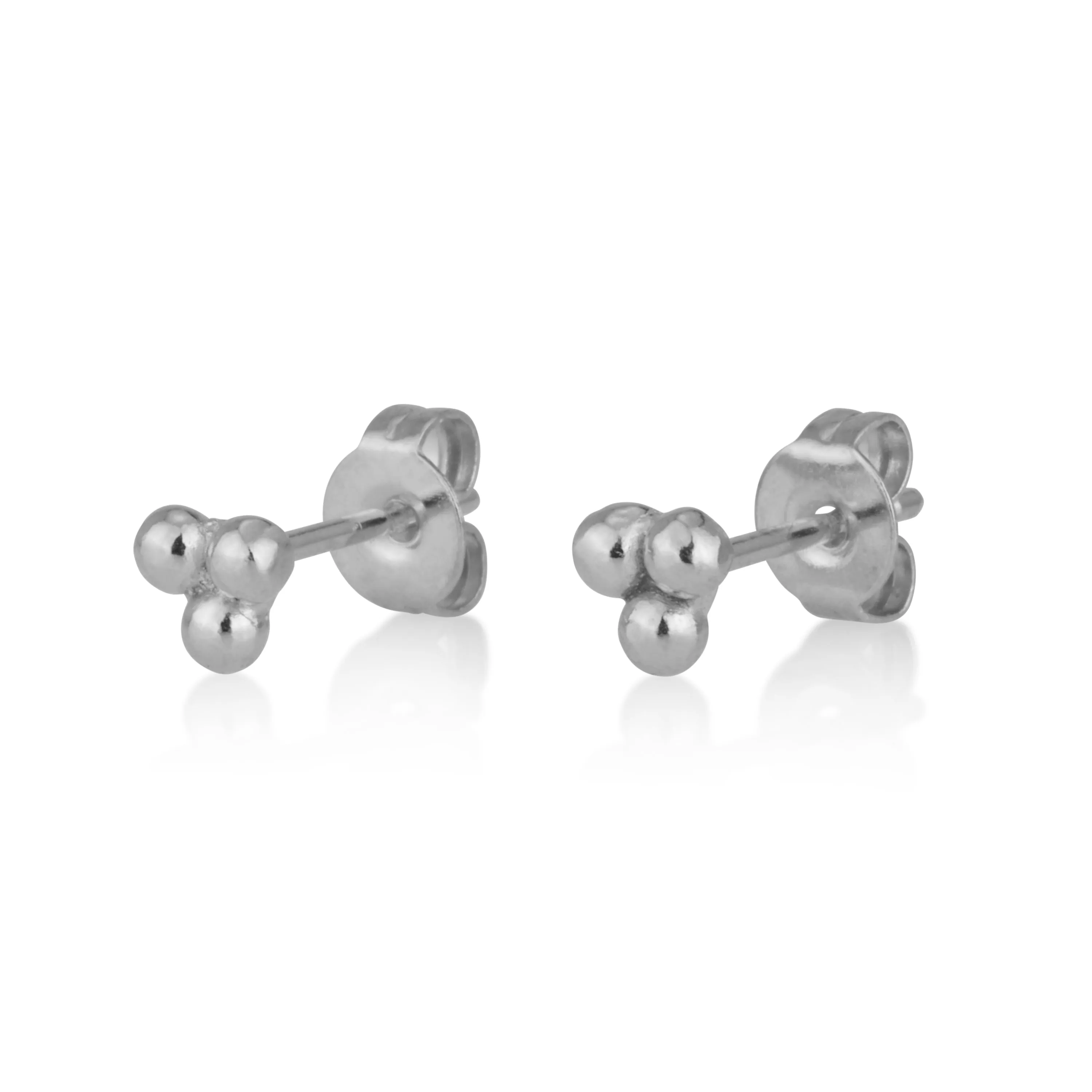 Triple Points Stud Earrings