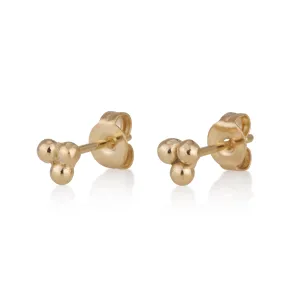 Triple Points Stud Earrings