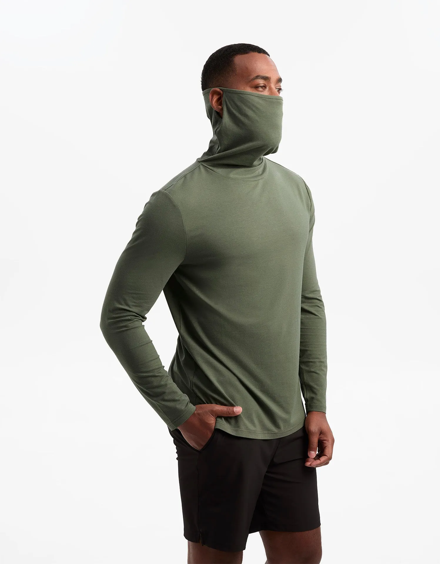 Ultimate Long Sleeve High Neck T-shirt UPF 50  Sensitive Collection